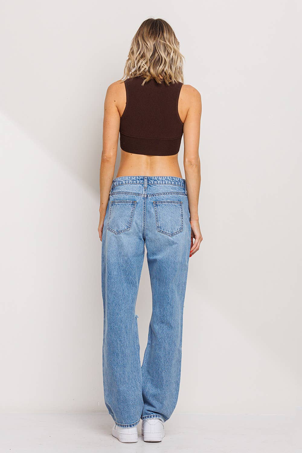 Julie Mid Rise Boyfriend Jeans