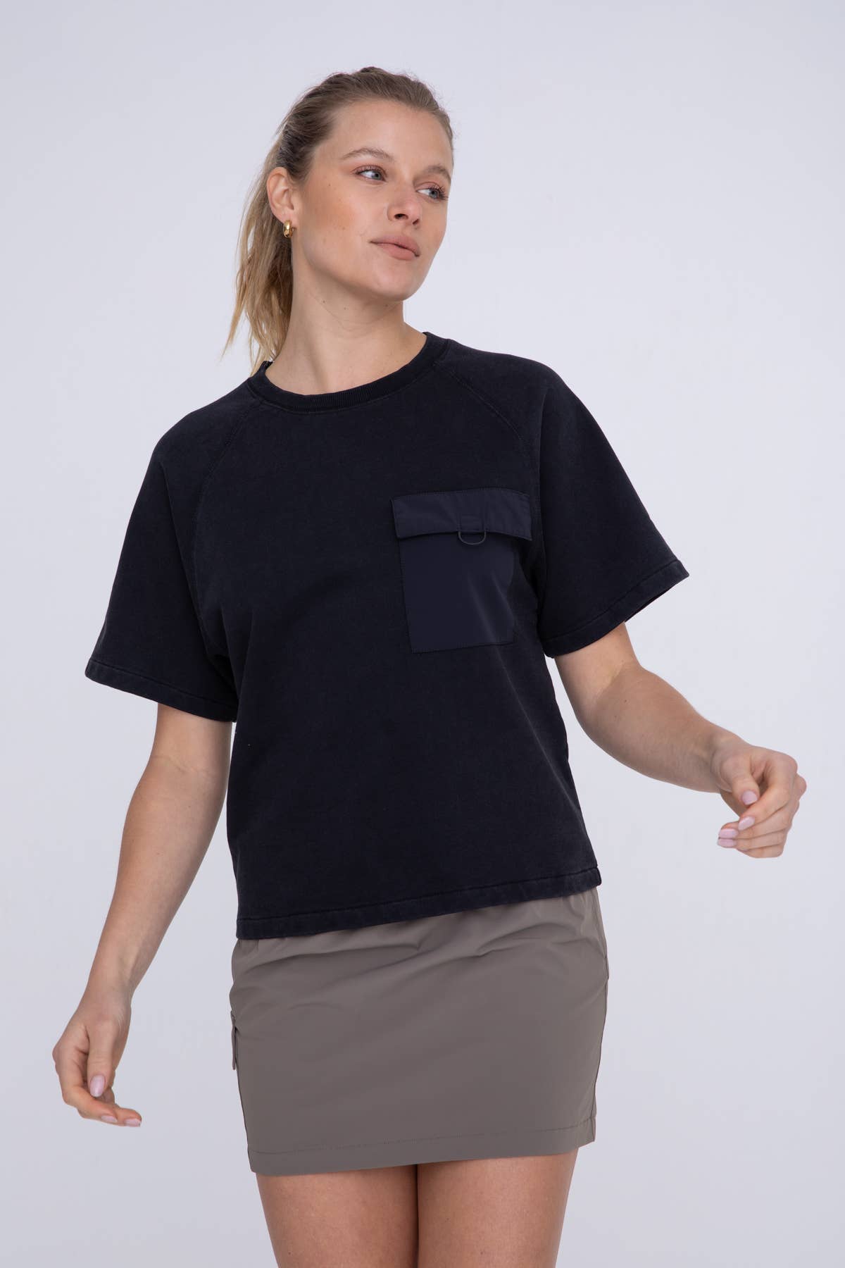 Mineral Wash Boxy Pocket Tee