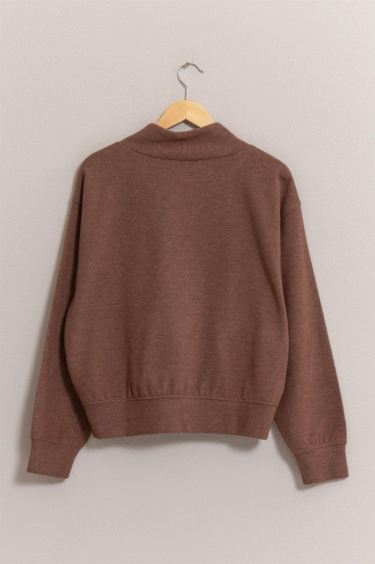 Zoey Funnel Neck Sweatshirt