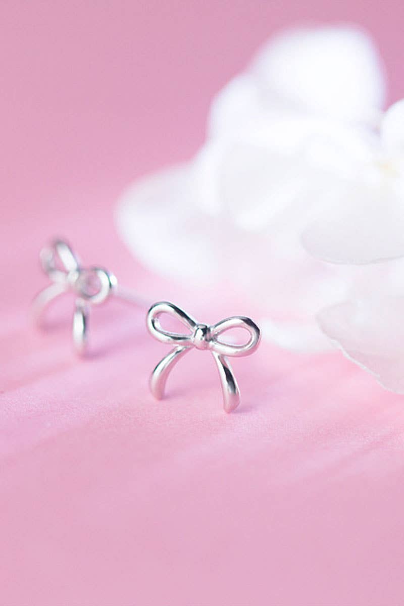 BOW POST EARRINGS