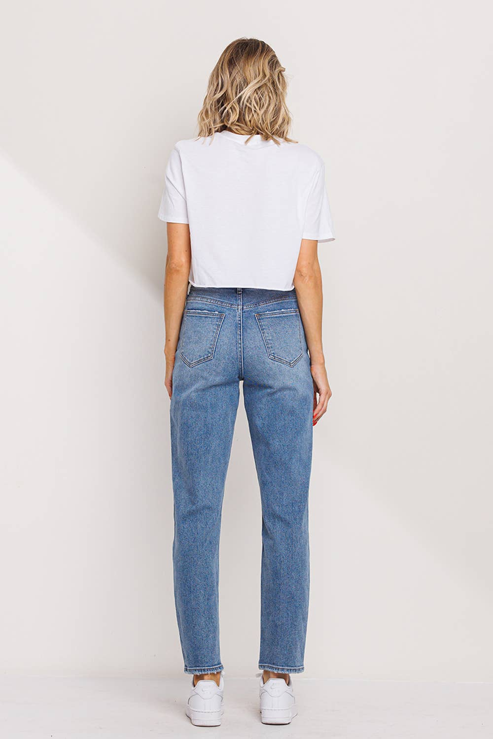 Jerrica High Rise Mom Jeans