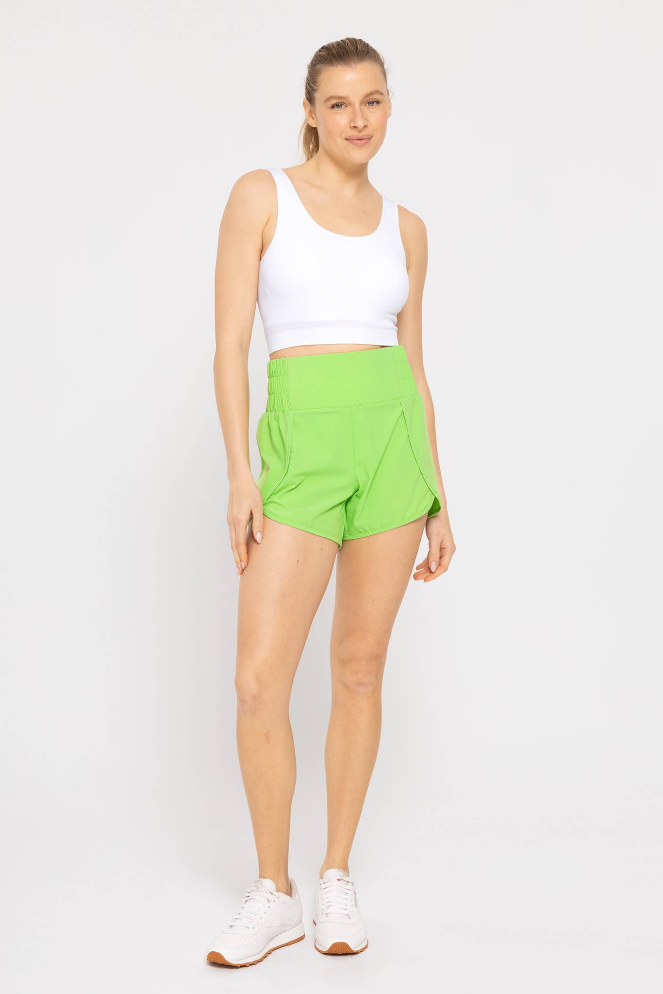 Highwaist Athleisure Split Shorts