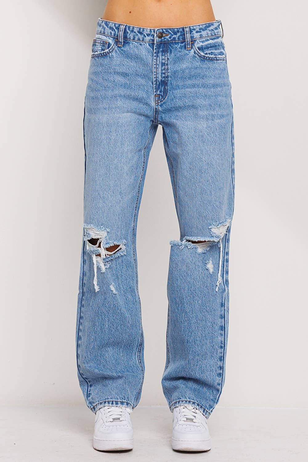 Julie Mid Rise Boyfriend Jeans