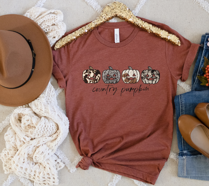 Thea Country Pumpkin Tee