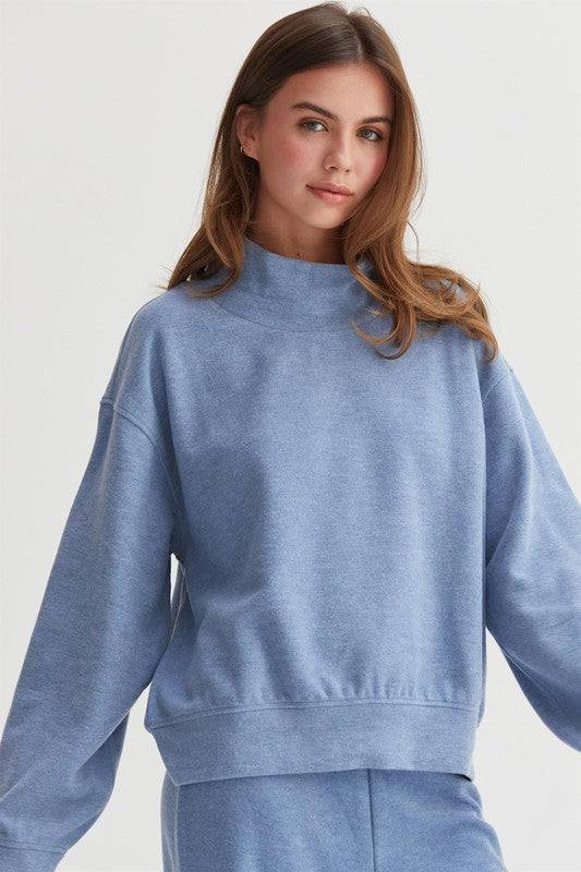 Zoey Funnel Neck Sweatshirt