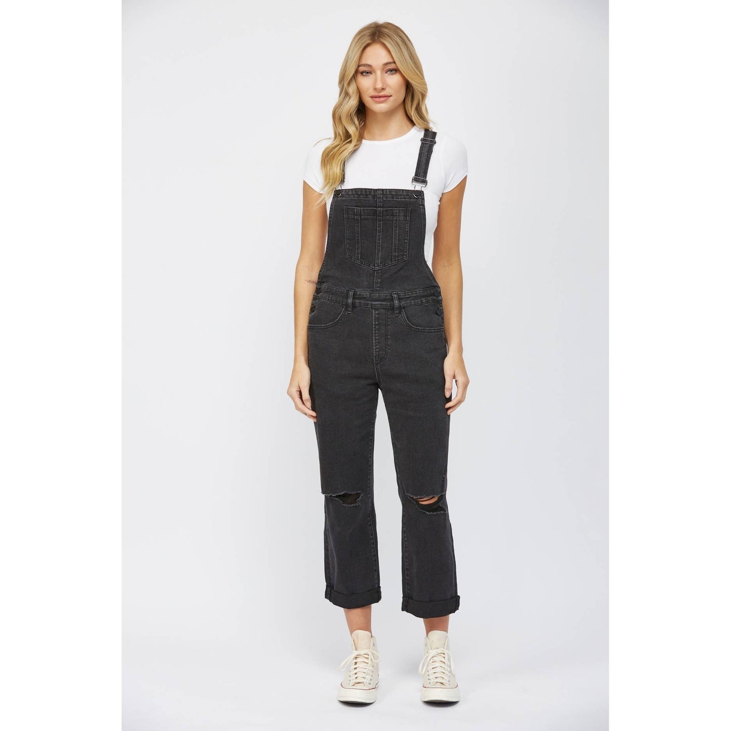 MICA STRETCH BOYFRIEND OVERALL JEANS