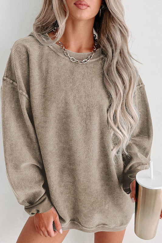 Sonya Ribbed Sweatshirt