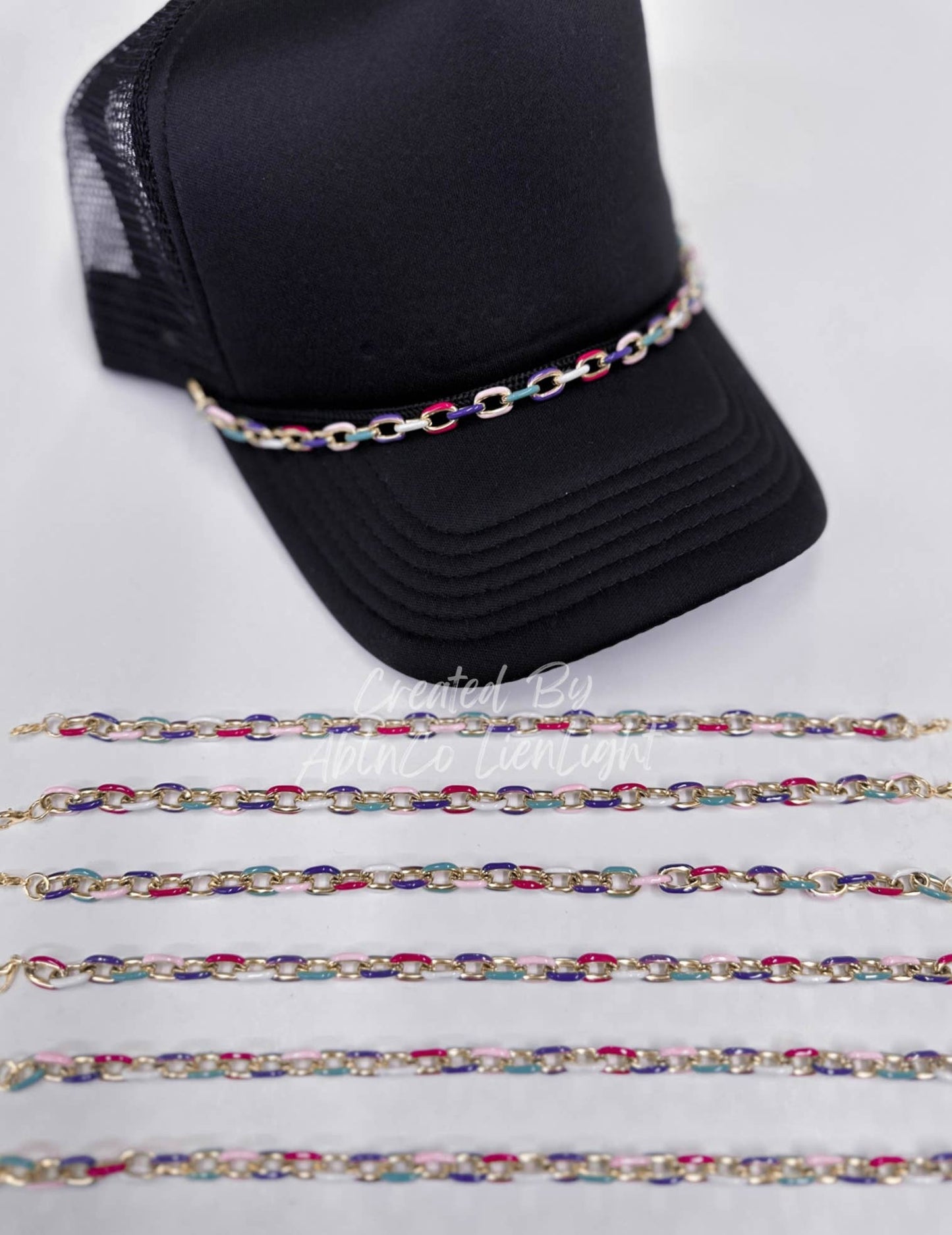 Multi Color Trucker Hat Chain