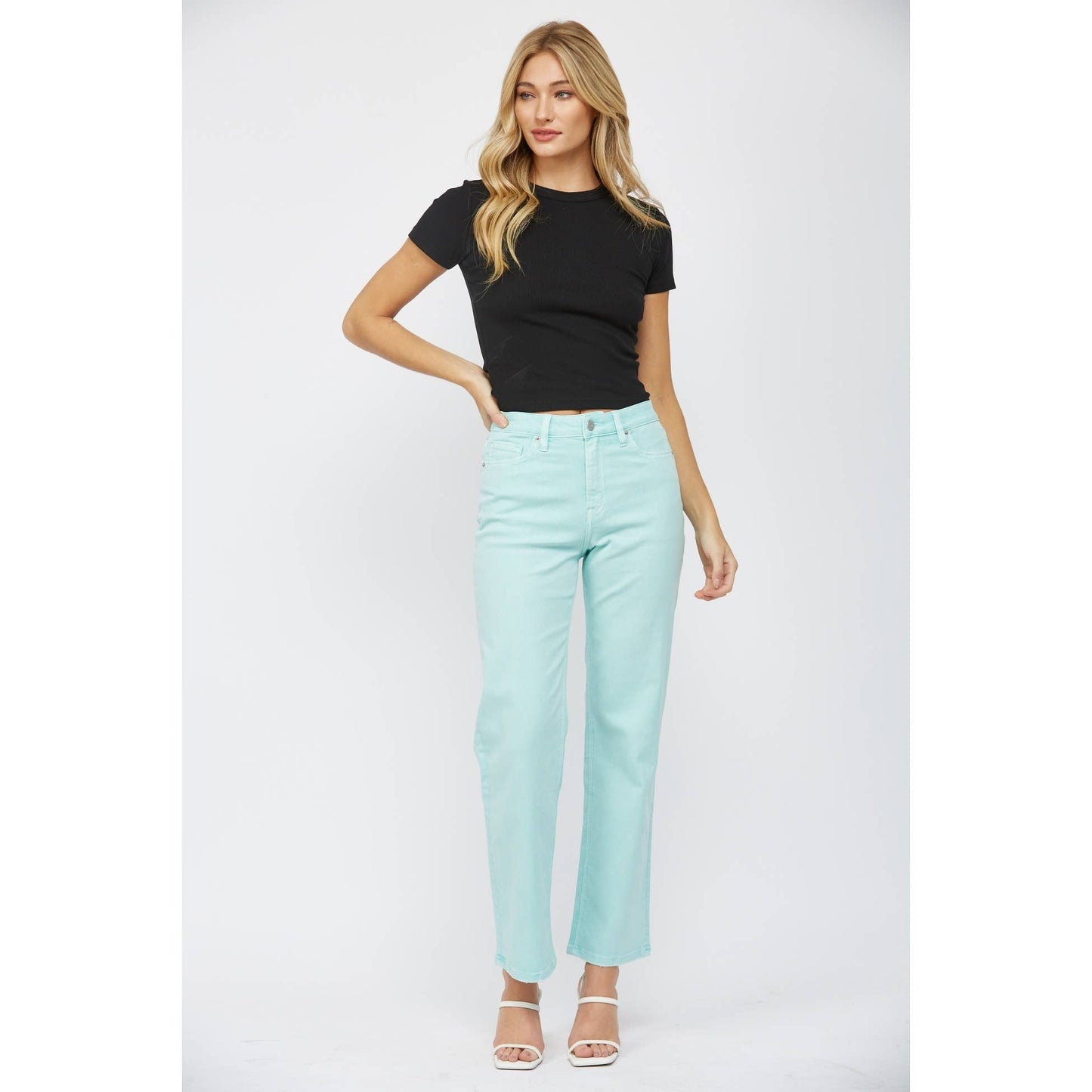 MICA SUPER HIGH RISE 90S RELAXED STRAIGHT JEANS