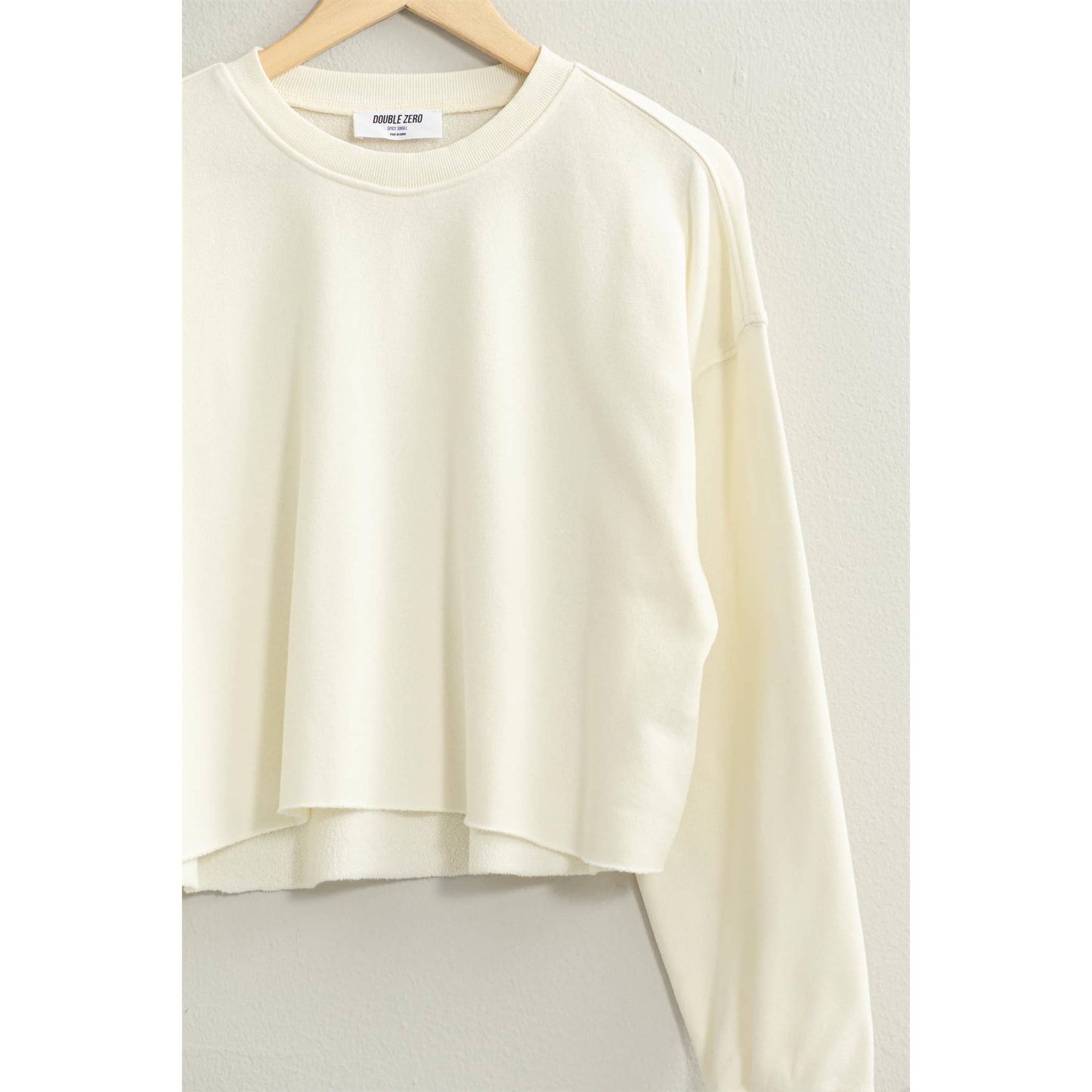 NICOLE CROPPED SWEATSHIRT