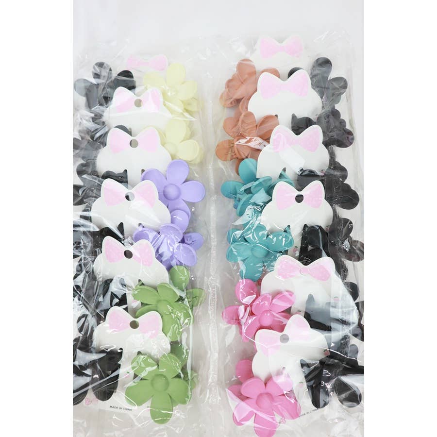 2 pcs Medium Daisy Matte Hair Claw