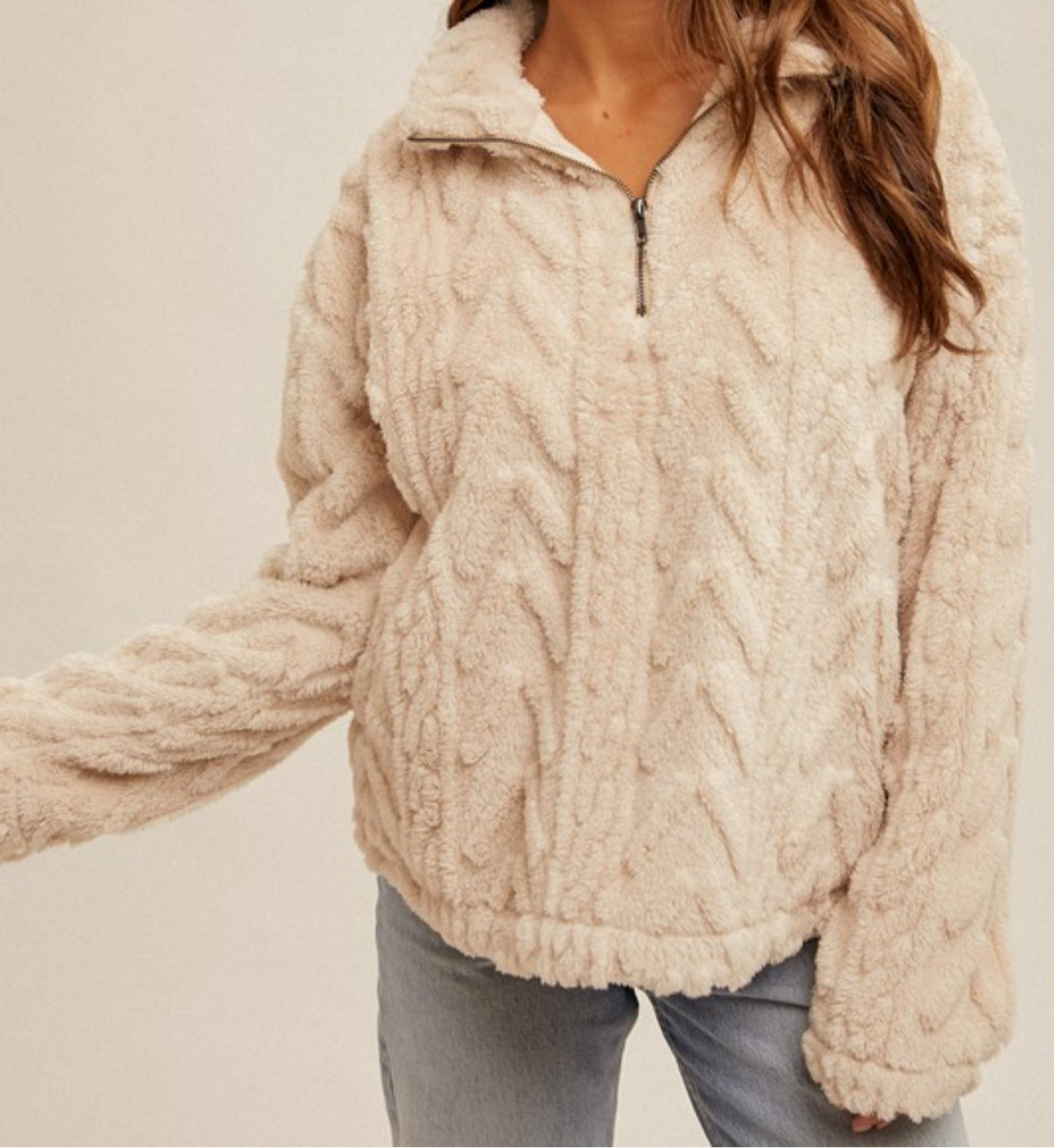 CARLEIGH COZY HALF ZIP