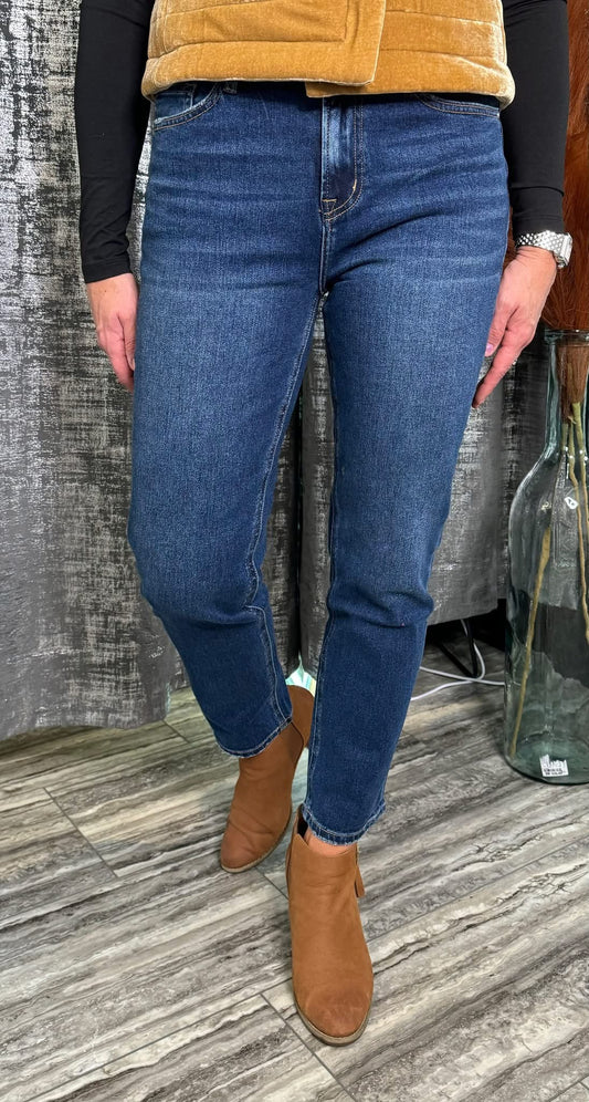 MACI MICA SUPER HIGH WEDGE STRAIGHT LEG JEANS