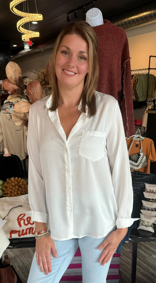 VICKIE BUTTON DOWN BLOUSE