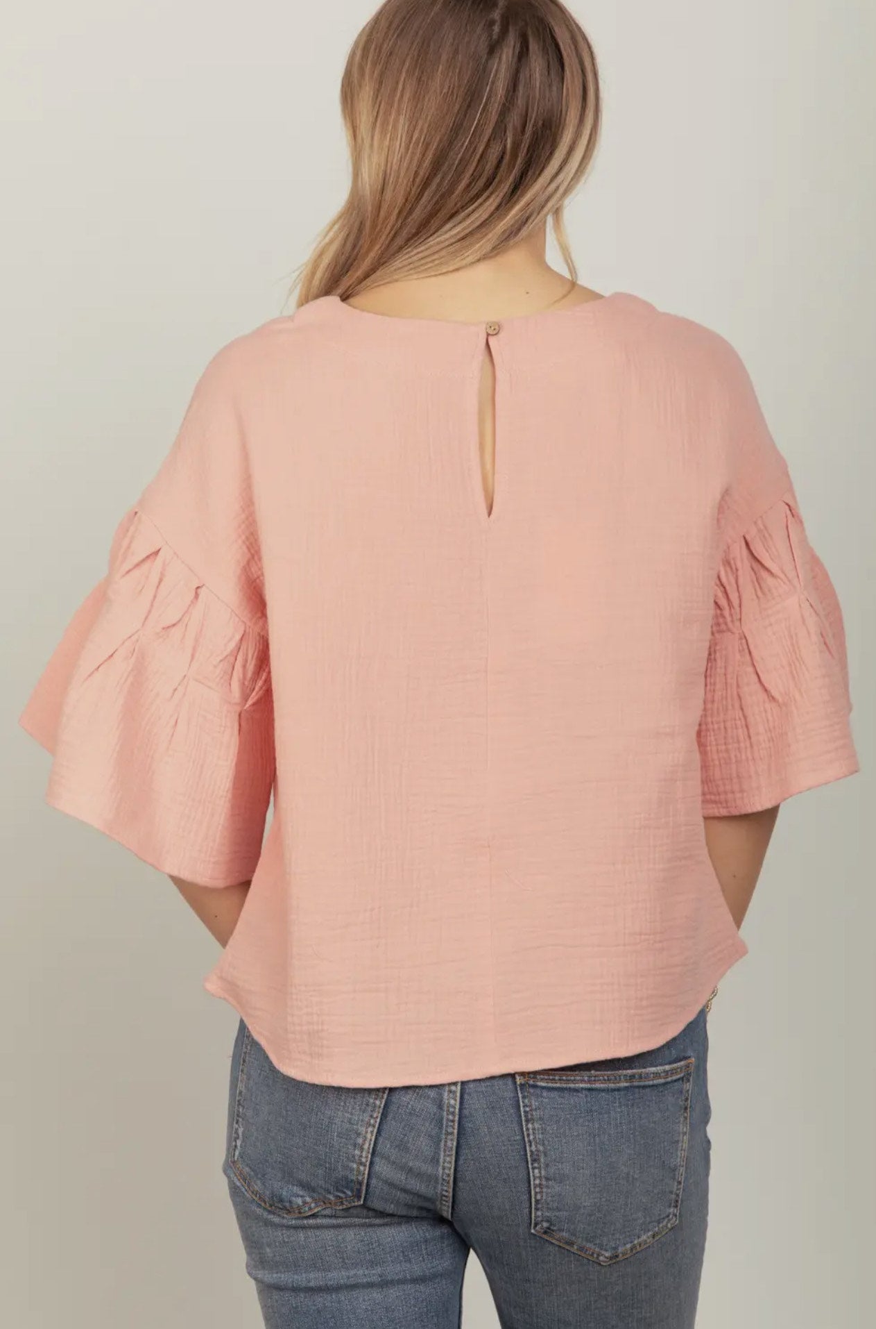 Cotton Gauze Casual Oversized Top