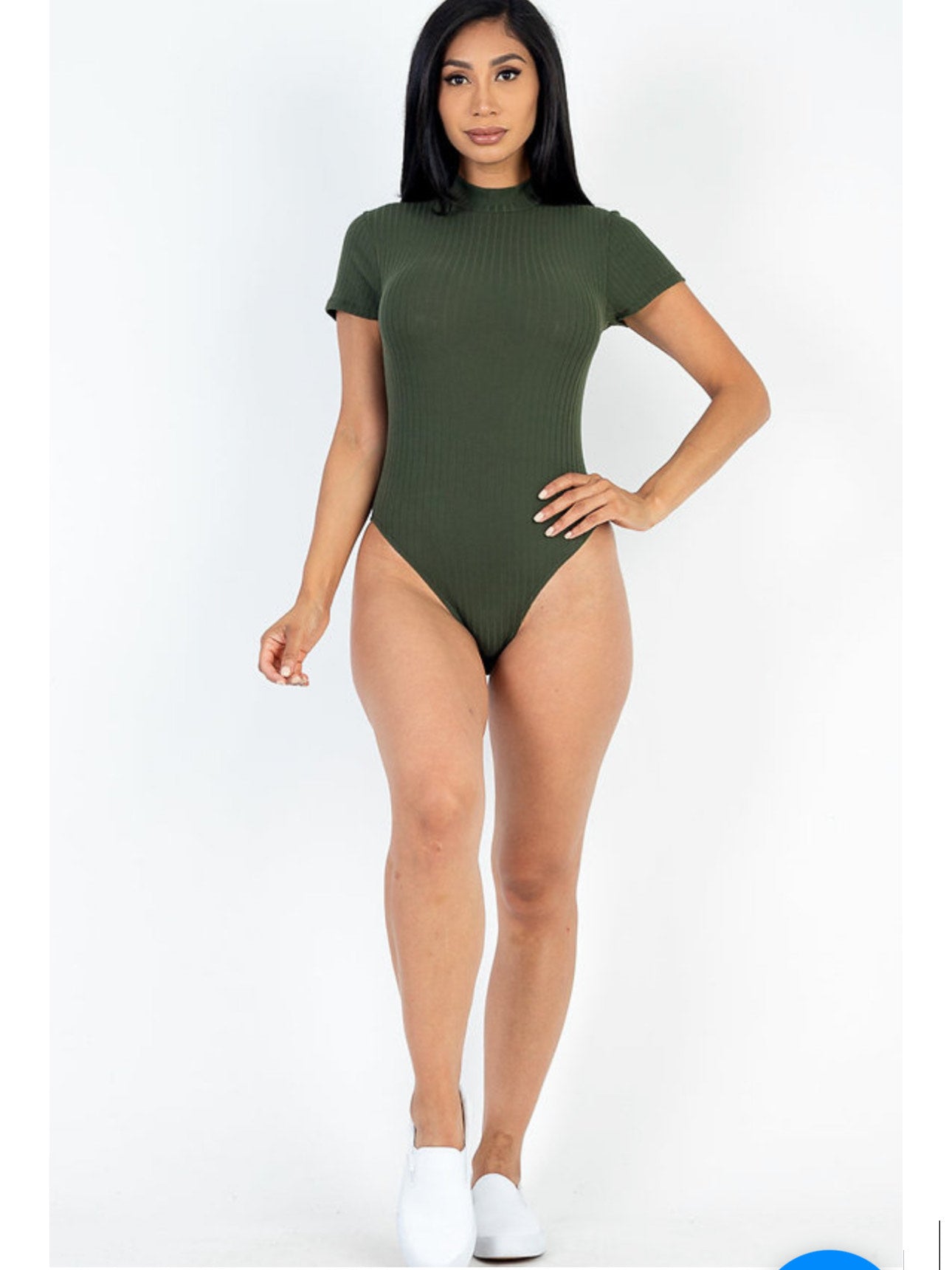 Capella Ribbed Short Sleeve Bodysuit