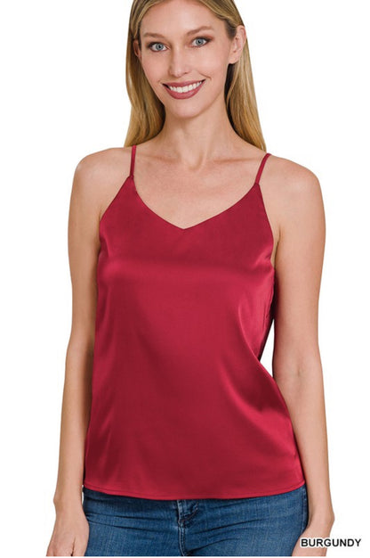 Reba Satin Tank