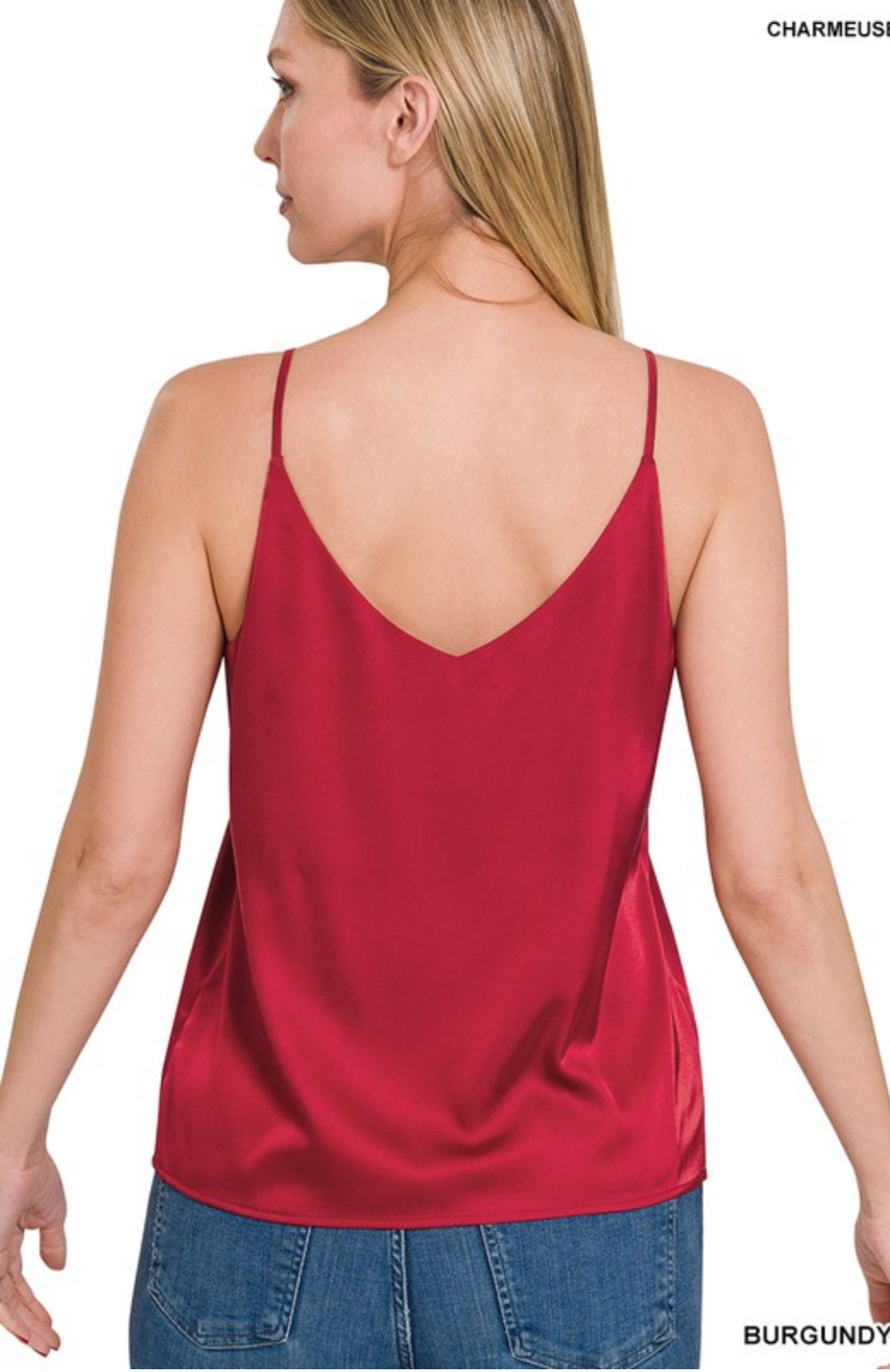 Reba Satin Tank