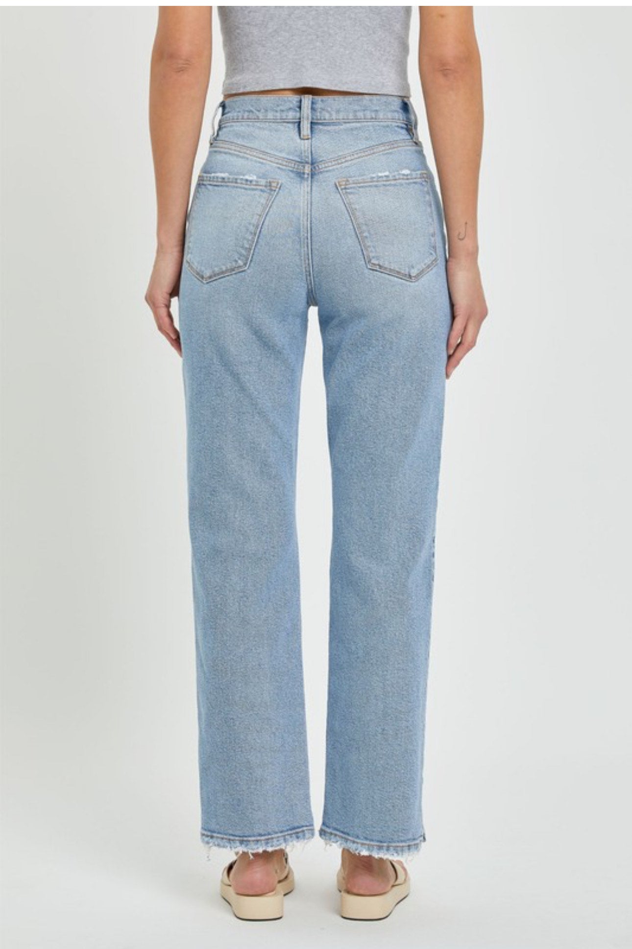 Cherry Cello Super High Rise Jean w/ side slit