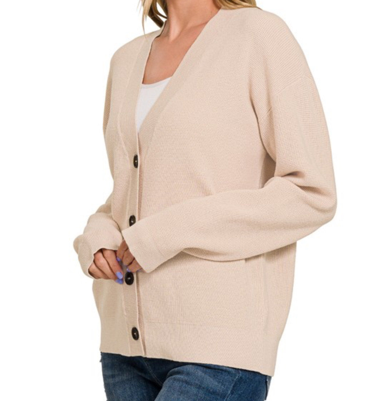 FELICIA VISCOSE CARDIGAN