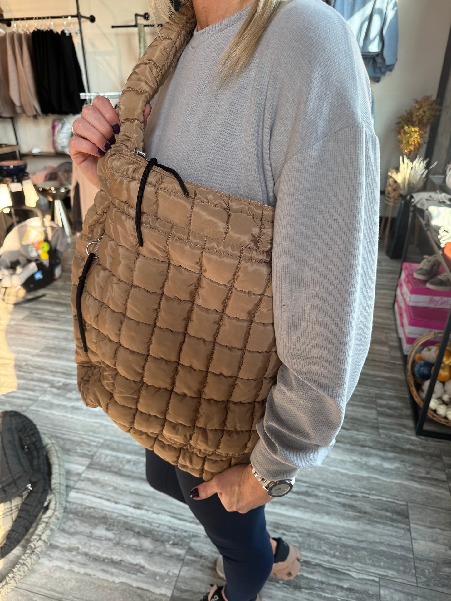 RUBY QUILTED CARRYALL BAG