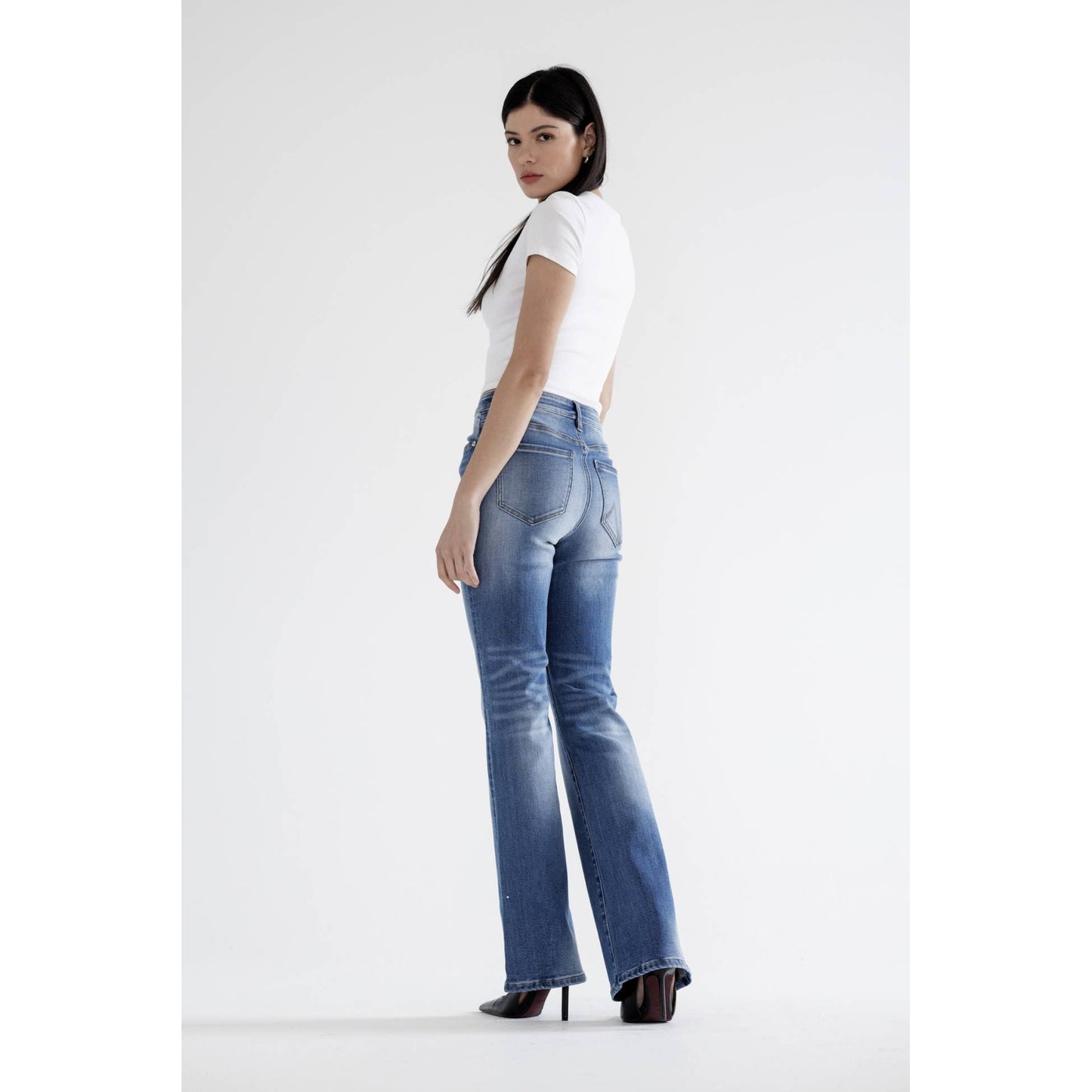 MONTANA MICA HIGH RISE FLARE LEG JEANS