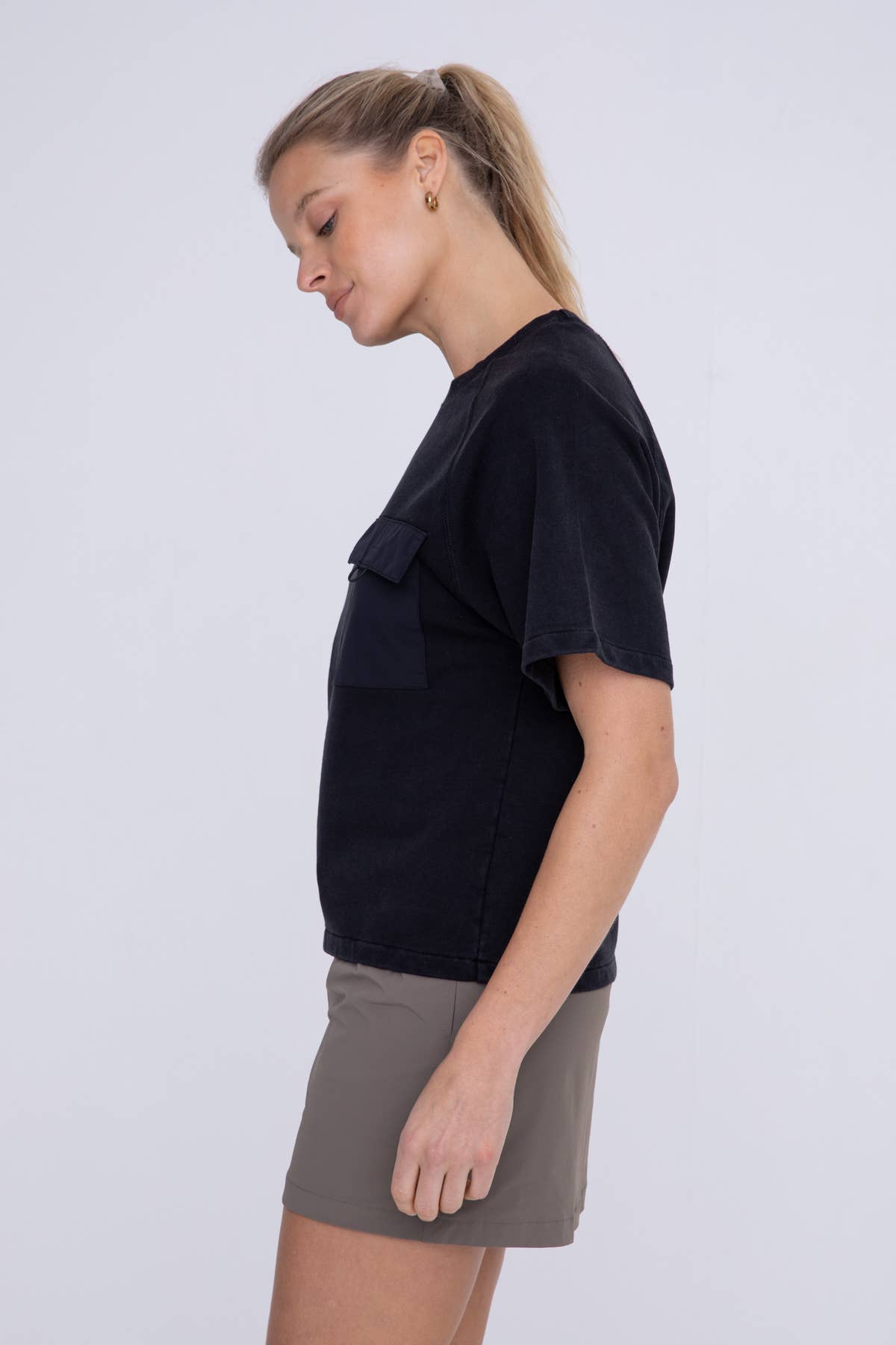 Mineral Wash Boxy Pocket Tee