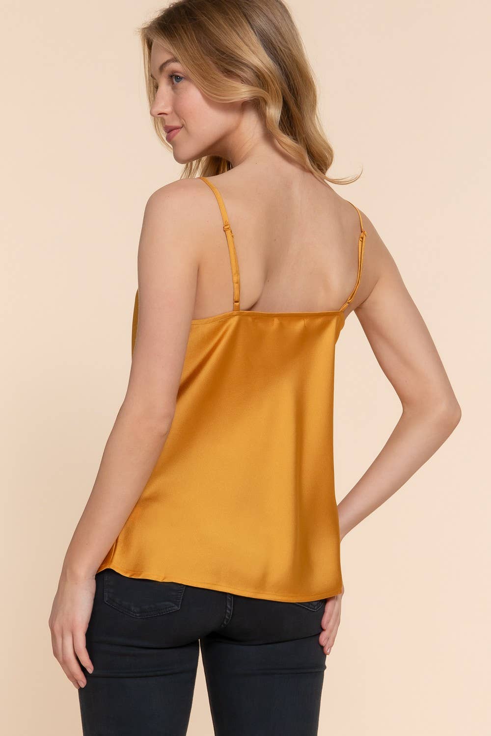 Natalie Satin Cowl Cami