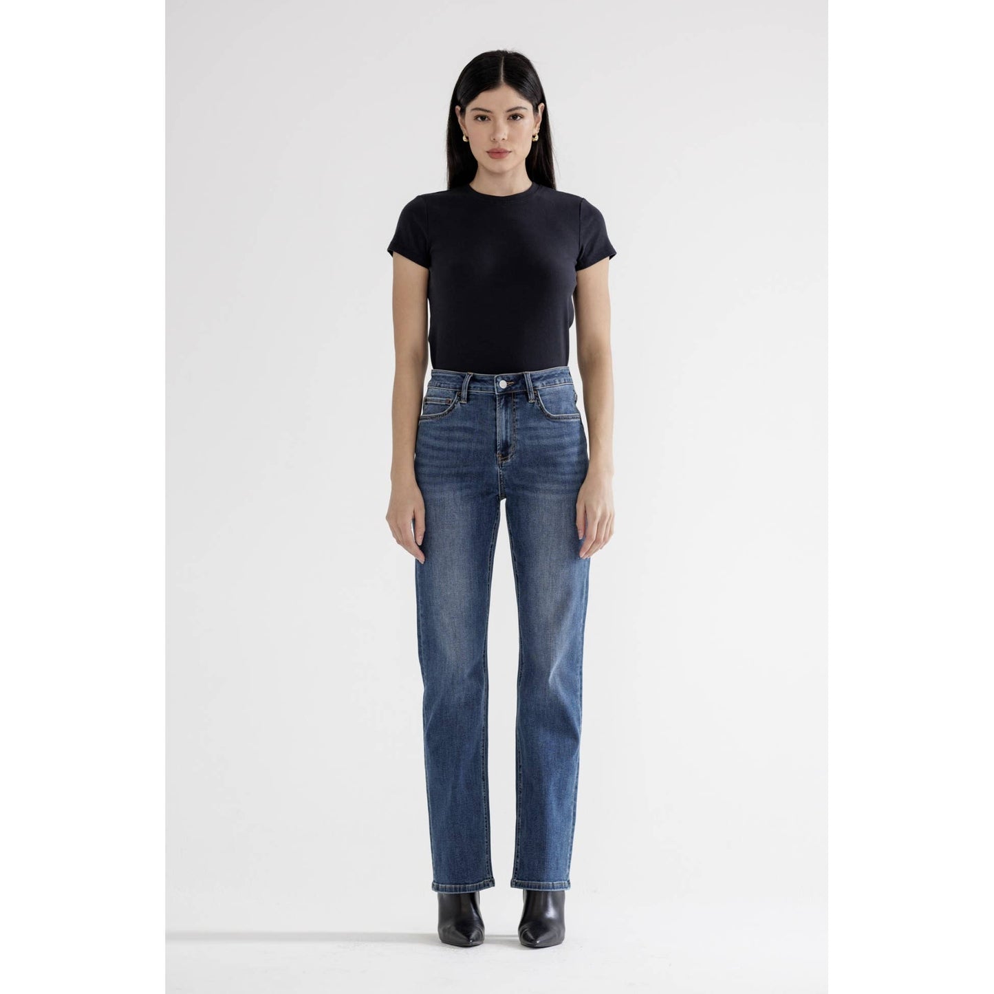 MALIA MICA HIGH RISE STRAIGHT LEG JEANS