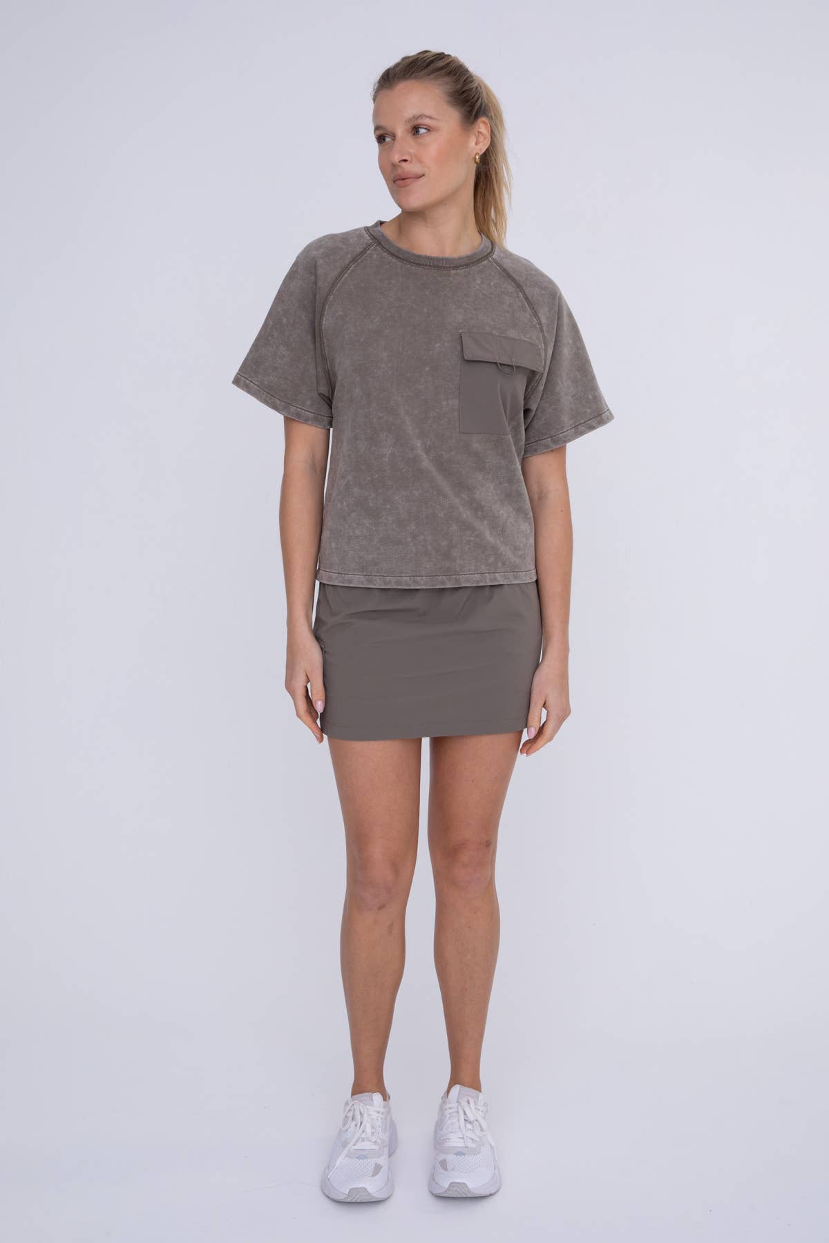 Mineral Wash Boxy Pocket Tee