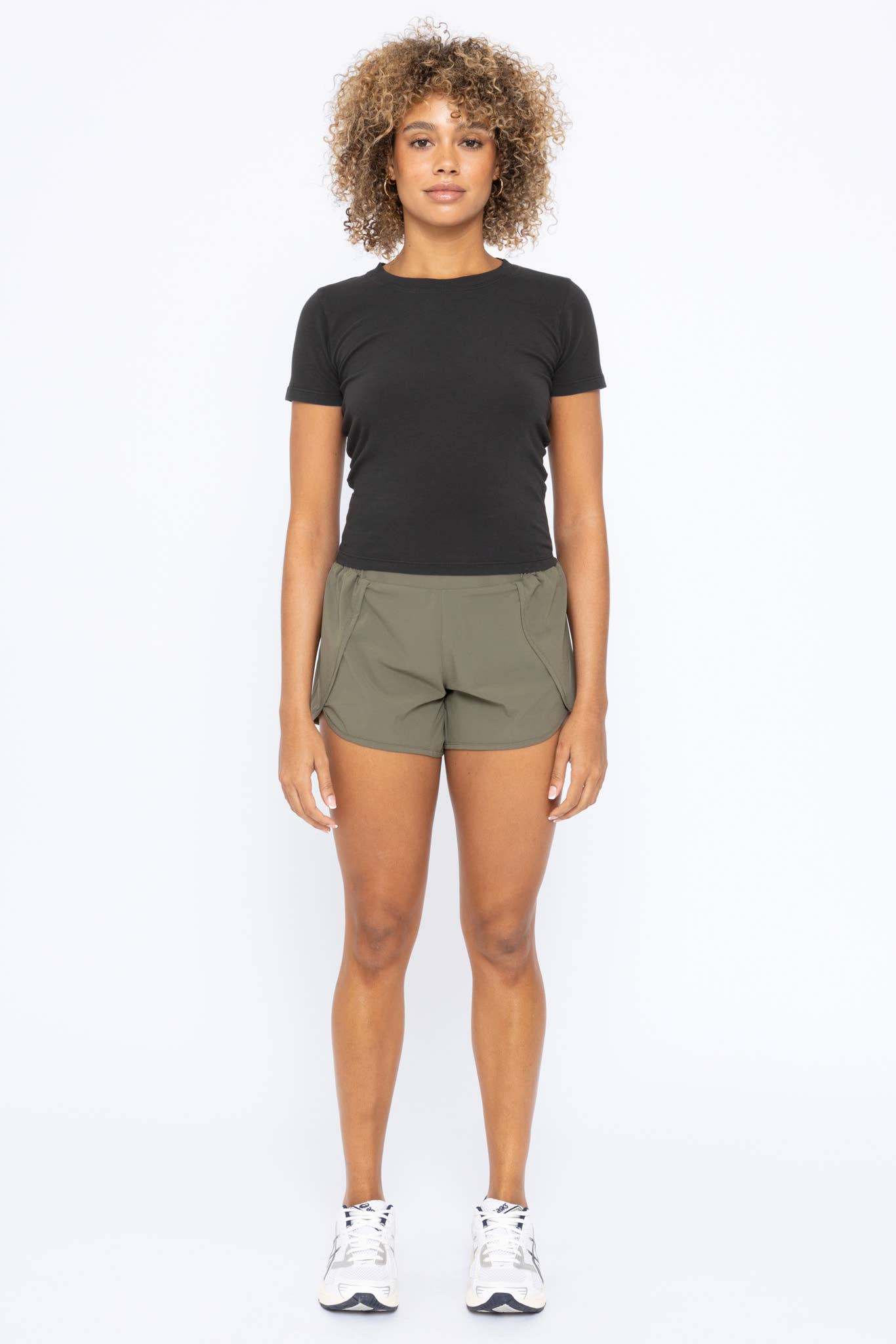 Highwaist Athleisure Split Shorts