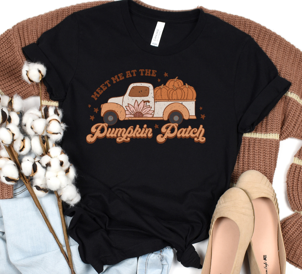 Tabby Pumpkin Patch Tee