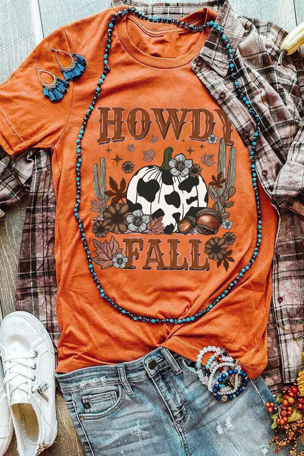 Lara Howdy Fall Tee