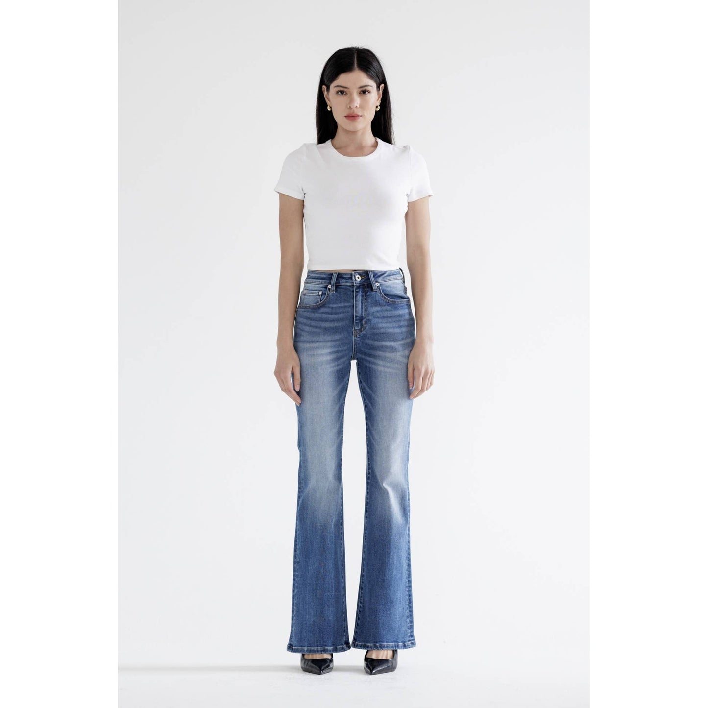 MONTANA MICA HIGH RISE FLARE LEG JEANS