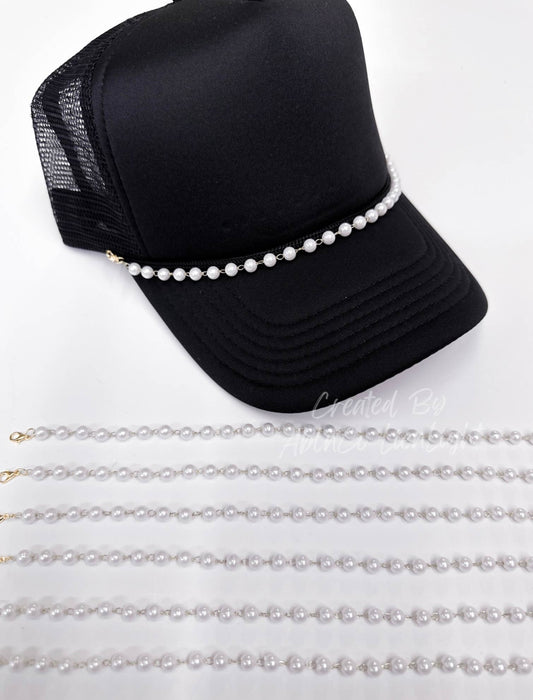 Trucker Hat Chain Pearl