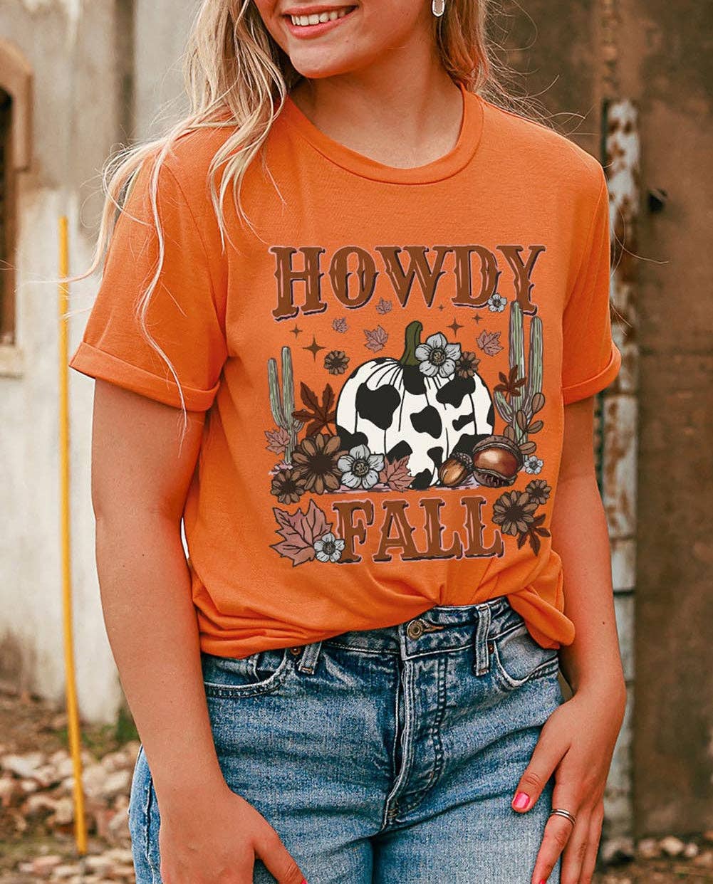 Lara Howdy Fall Tee