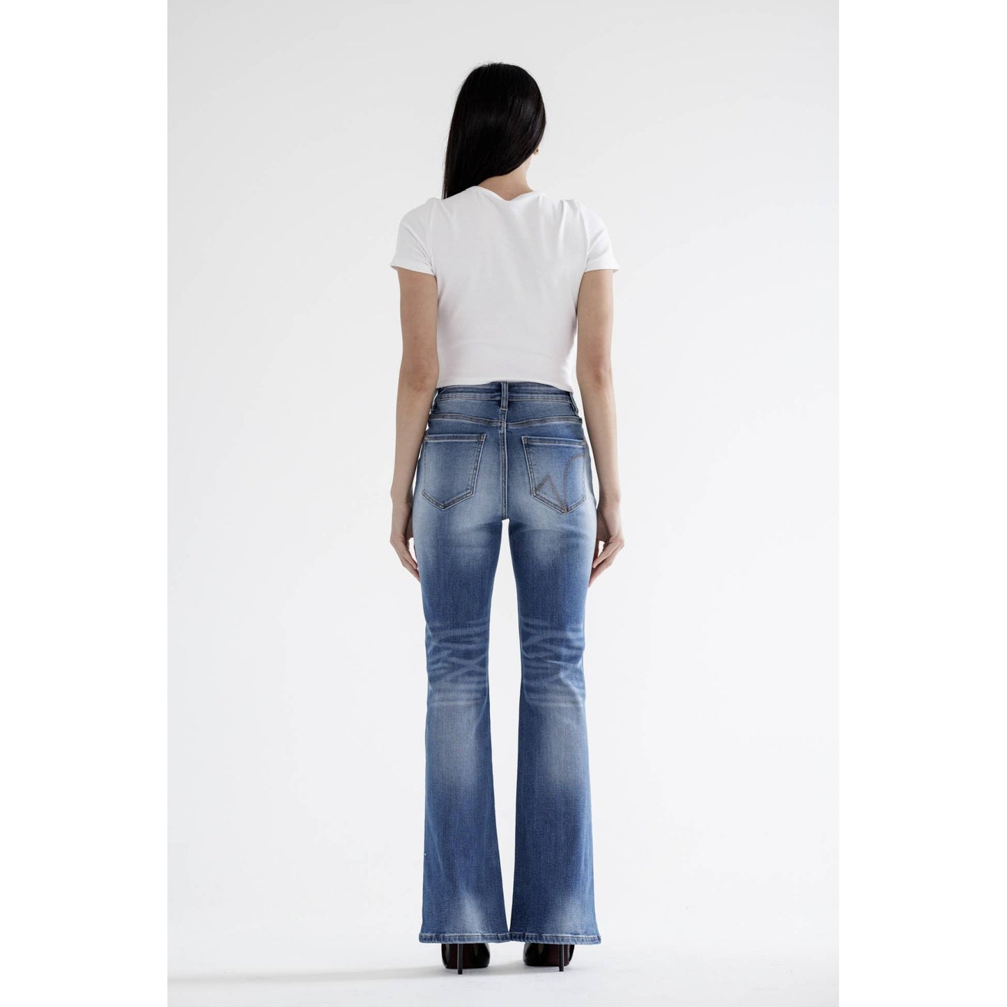 MONTANA MICA HIGH RISE FLARE LEG JEANS