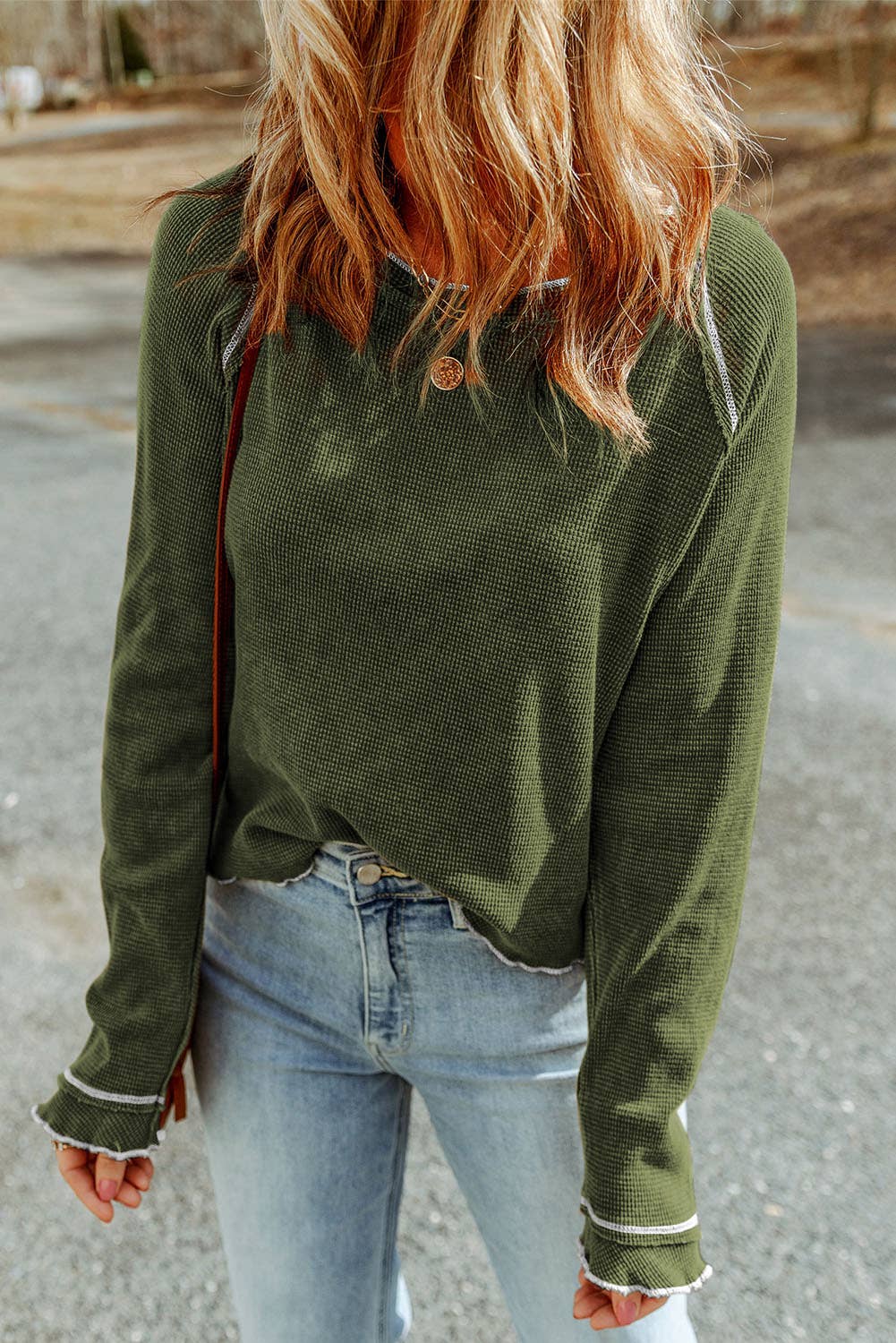 Monroe Textured LS Top