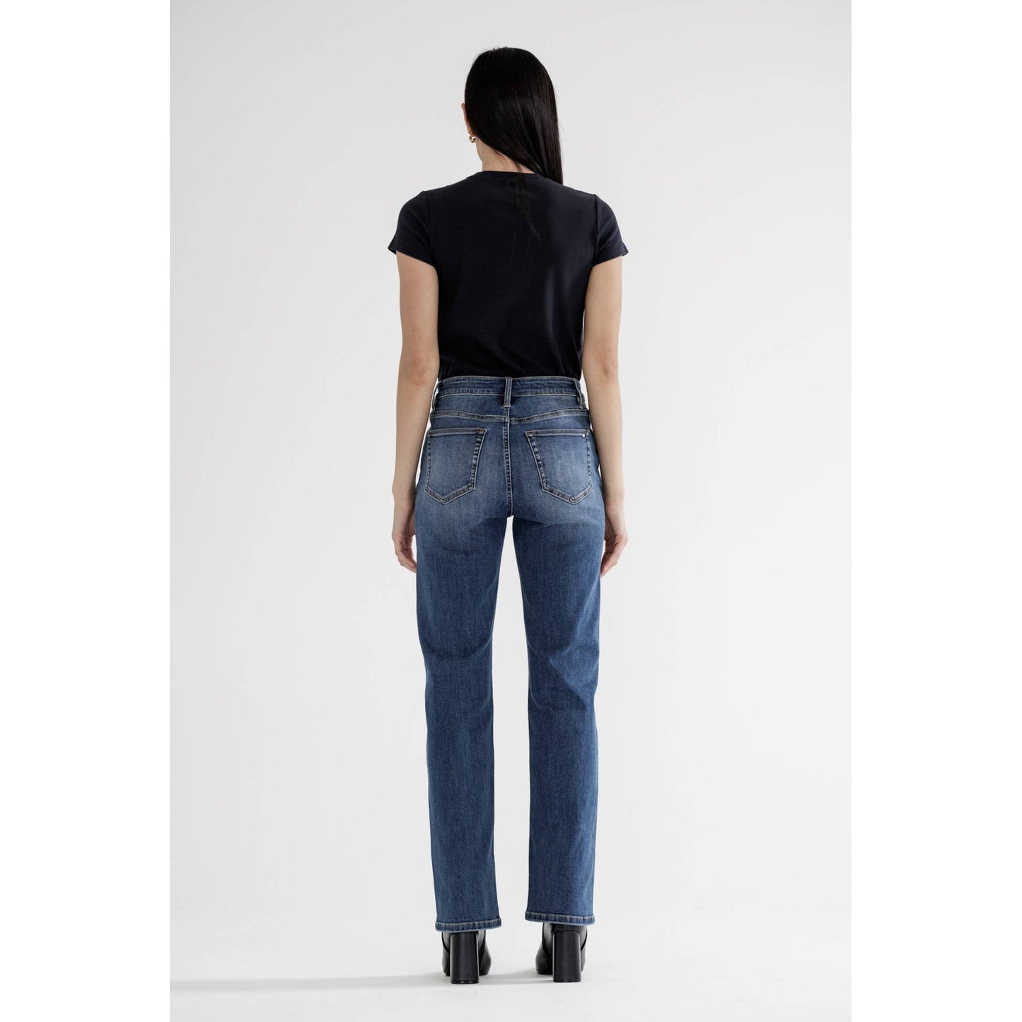 MALIA MICA HIGH RISE STRAIGHT LEG JEANS